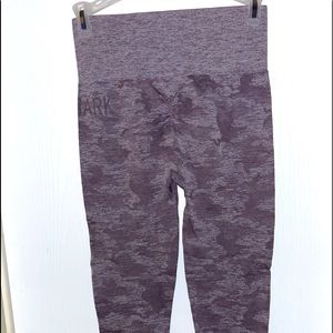 Gymshark OG lavender camo leggings small